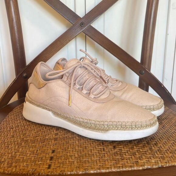 Michael Michael Kors pink finch canvas sneakers size 7.5 - Picture 6 of 12